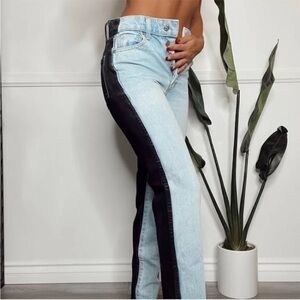 Revice Two Tone Ex Boyfriend High Waist Jeans 27